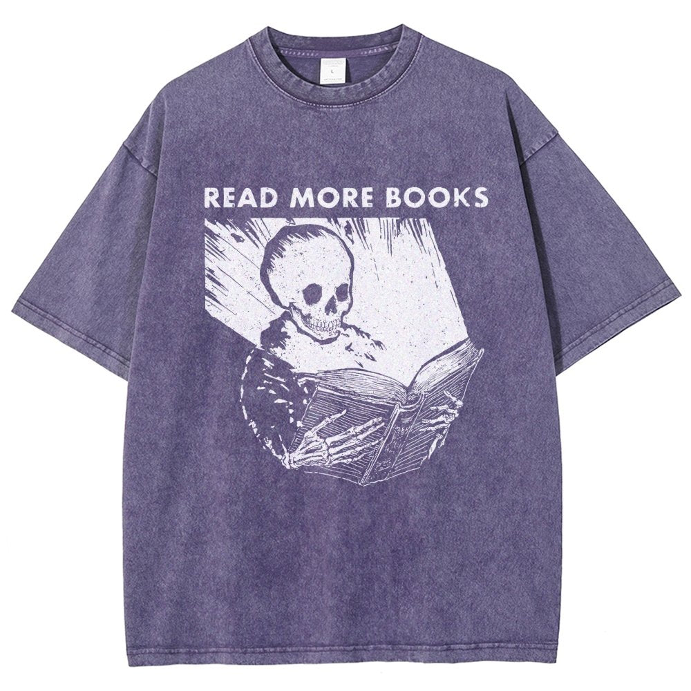 Read More Books  Vintage Distressed T-shirt