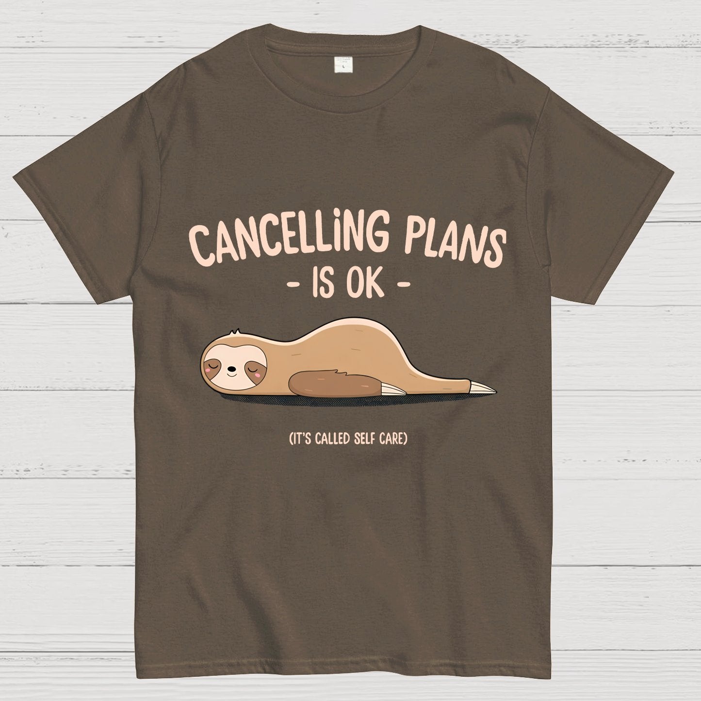 Cancelling Plans Is Ok Funny Nerdy T-Shirt