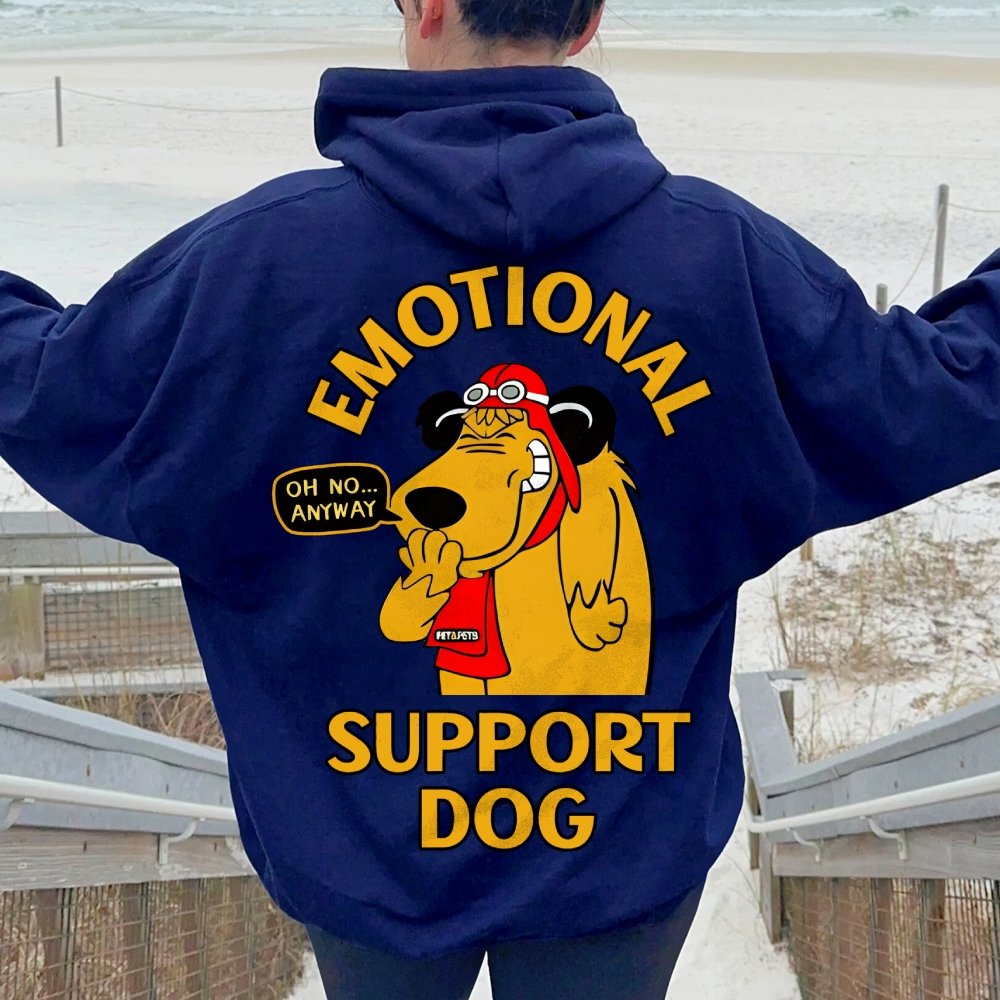 Support Or Not? Printed Back Unisex Cotton Hoodie