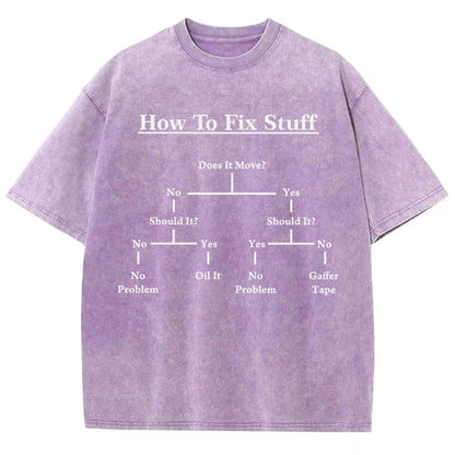How To Fix Stuff DIY Guide Vintage Distressed T-shirt