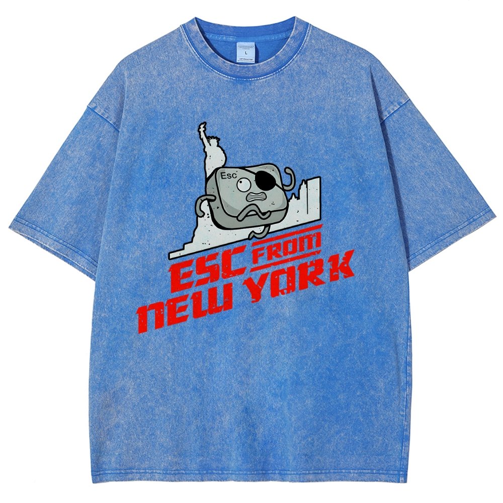 Esc from New Town Vintage Distressed T-shirt
