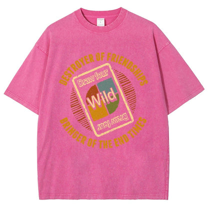 Destroyer of Friendships Vintage Distressed T-shirt