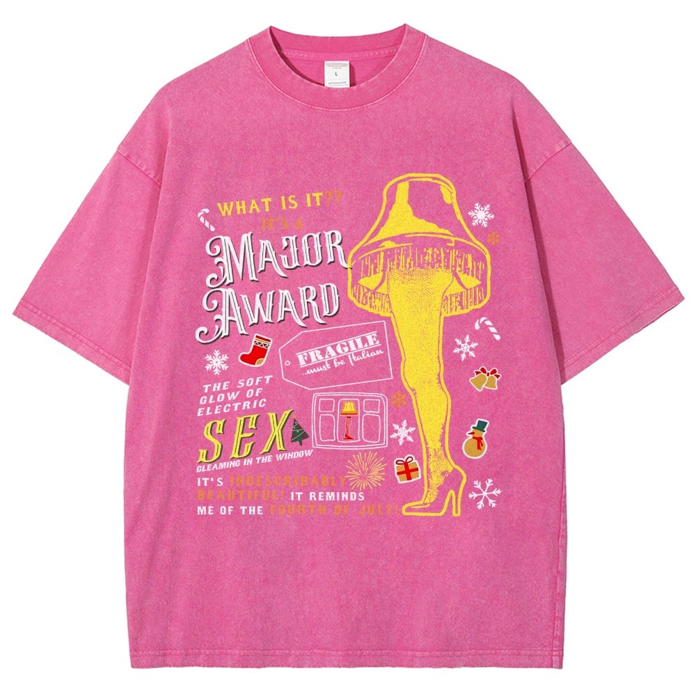 A Major Award Leg Lamp Vintage Distressed T-shirt