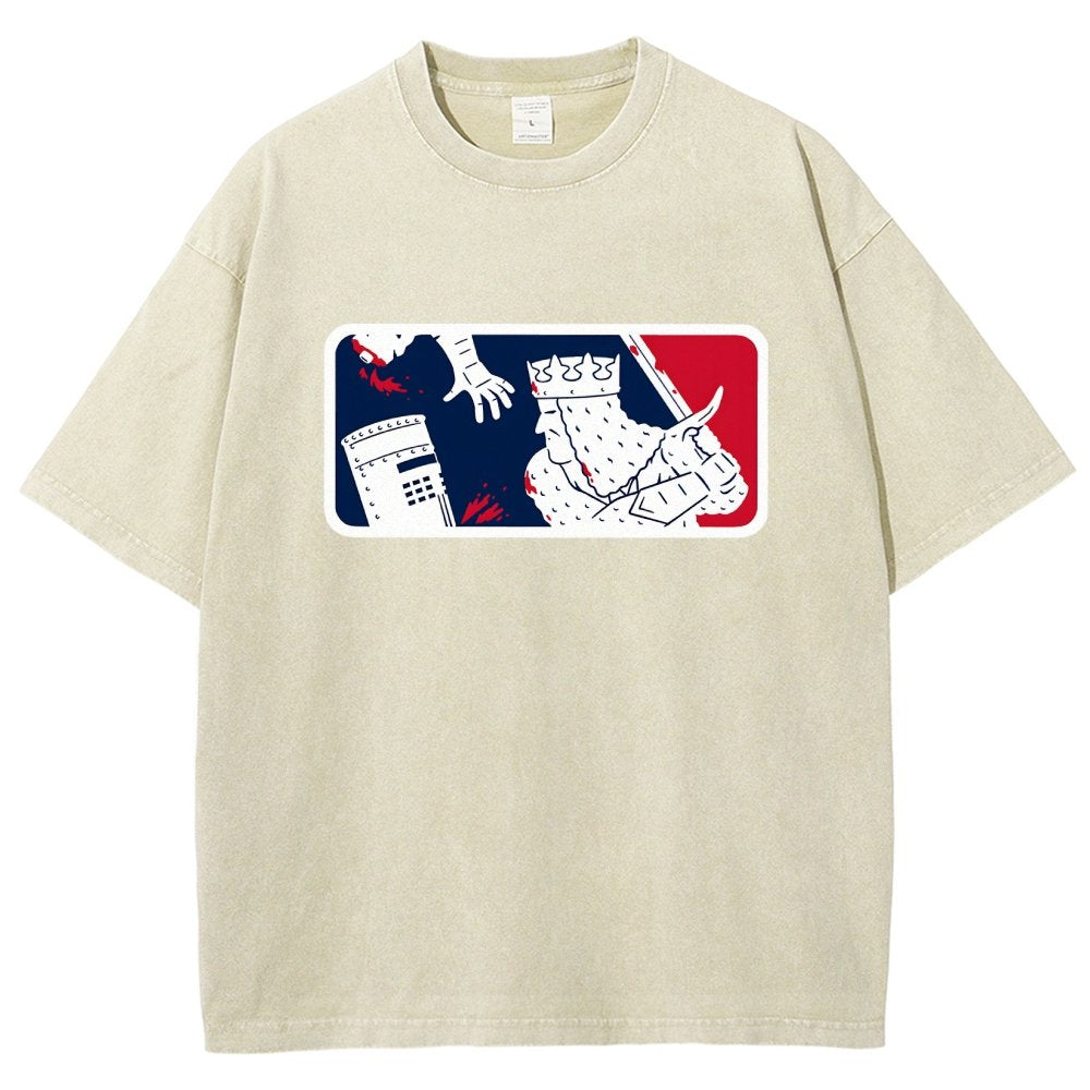 No-Pass League! Vintage Distressed T-shirt