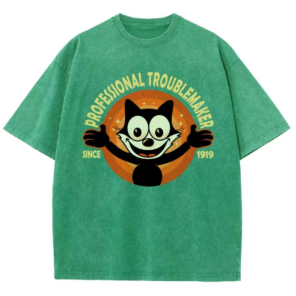 Professional Troublemaker Vintage Distressed T-shirt