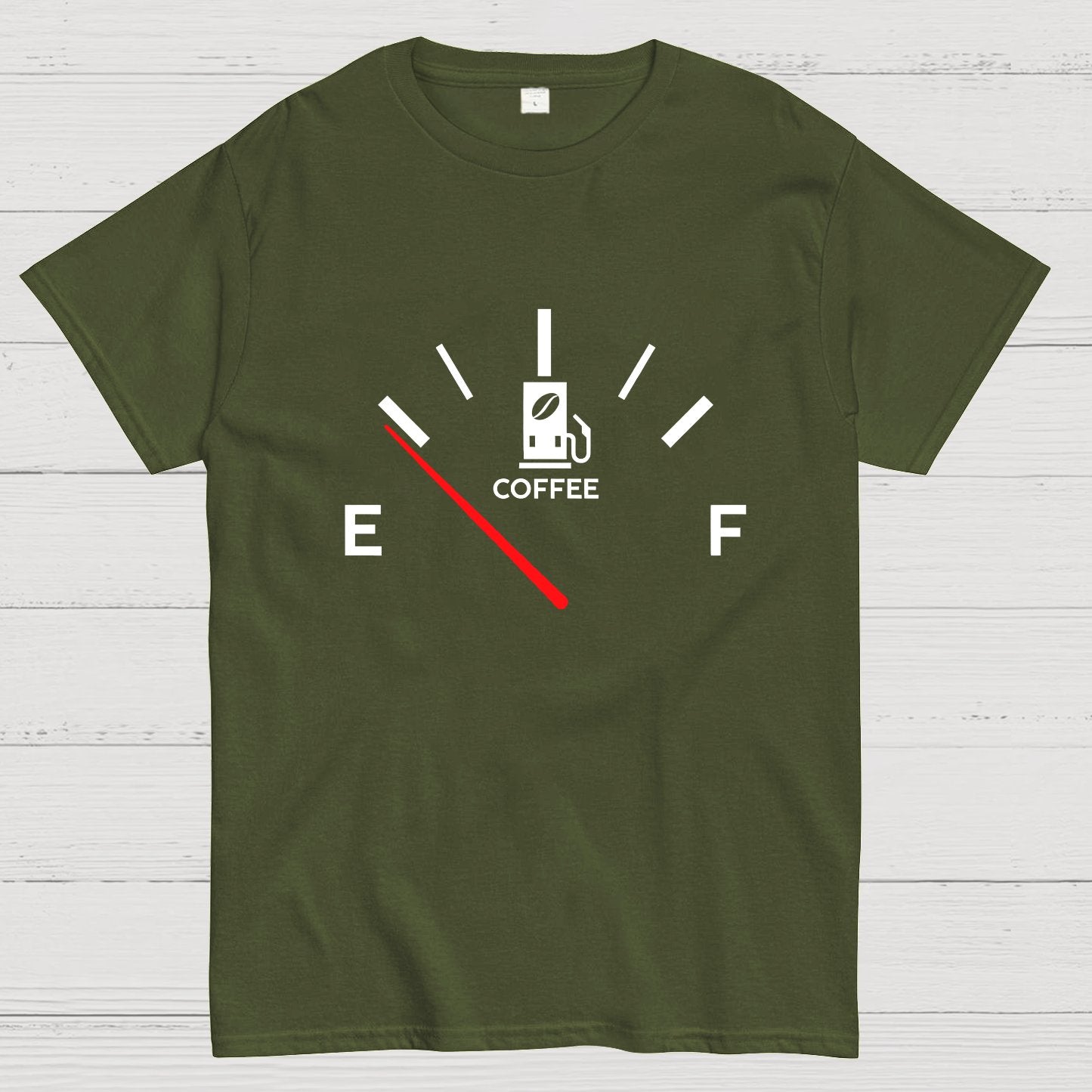 Coffee Gas Station Geeky T-Shirt