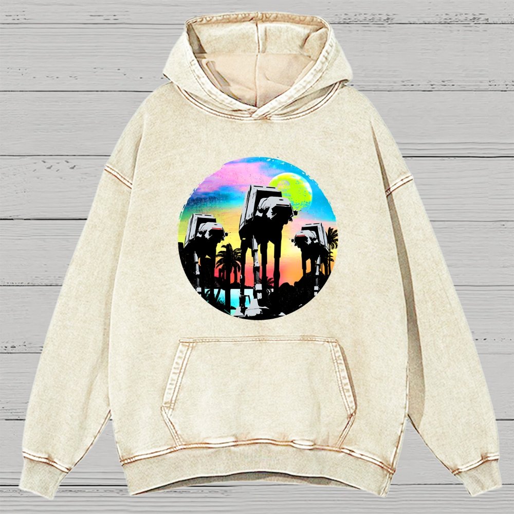 Retro Walker Adventure Vintage Distressed Hoodie