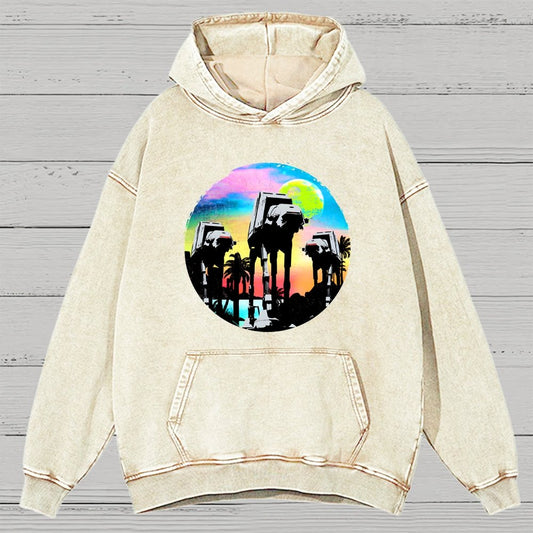 Retro Walker Adventure Vintage Distressed Hoodie