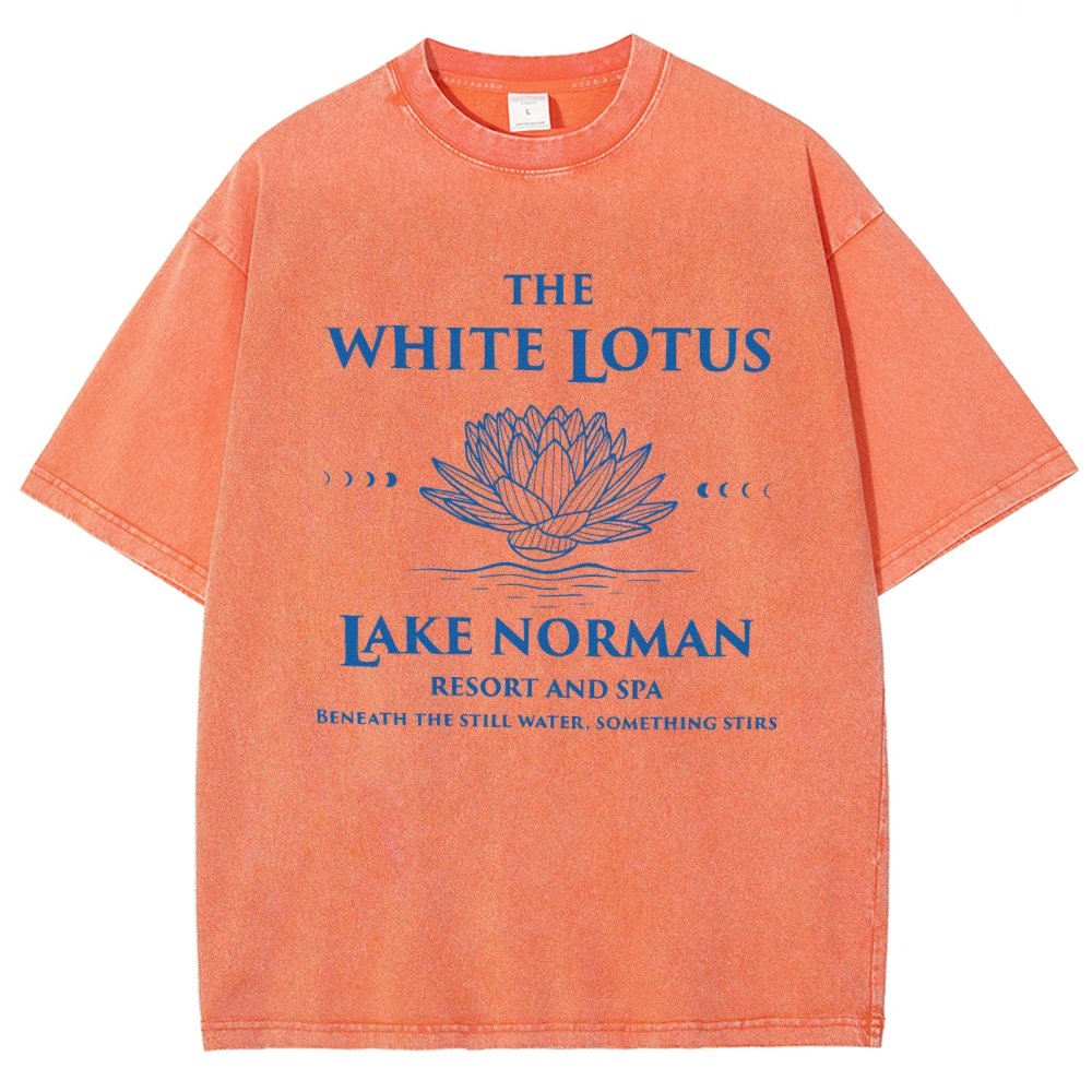 White Lotus LKN Vintage Distressed T-shirt