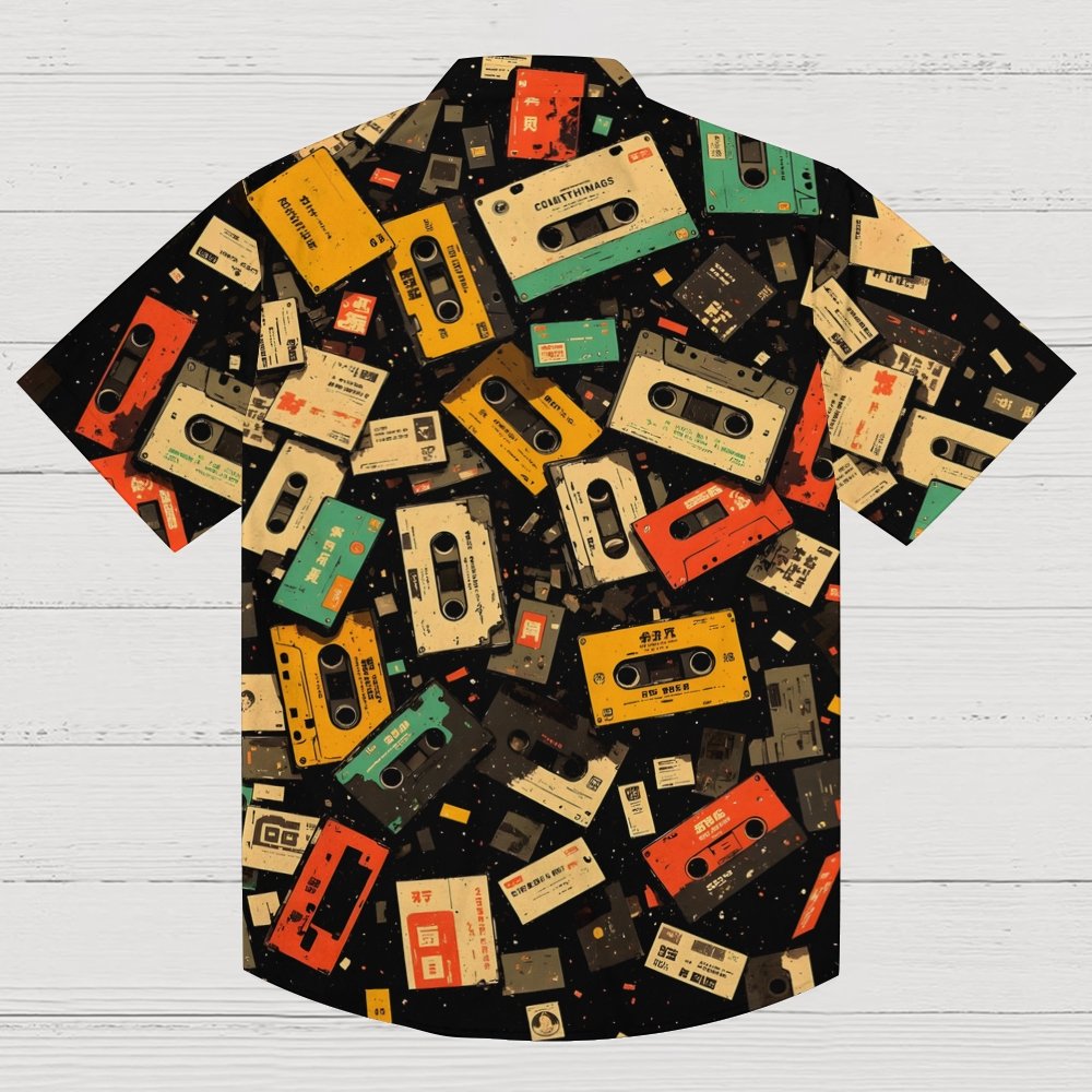Vintage Tape Geek Hawaiian Shirt