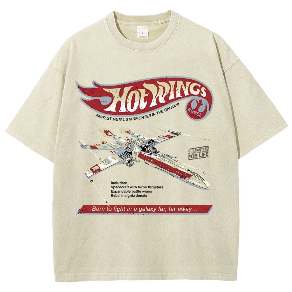 Hot Wings Vintage Distressed T-shirt