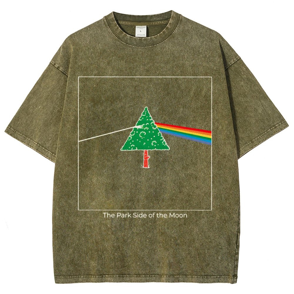 The Park Side of the Moon Vintage Distressed T-shirt