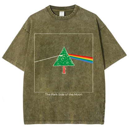 The Park Side of the Moon Vintage Distressed T-shirt