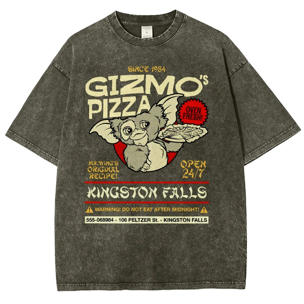 Gizmo's Pizza Pi Day Nerd Vintage Distressed T-shirt