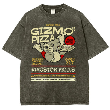 Gizmo's Pizza Pi Day Nerd Vintage Distressed T-shirt