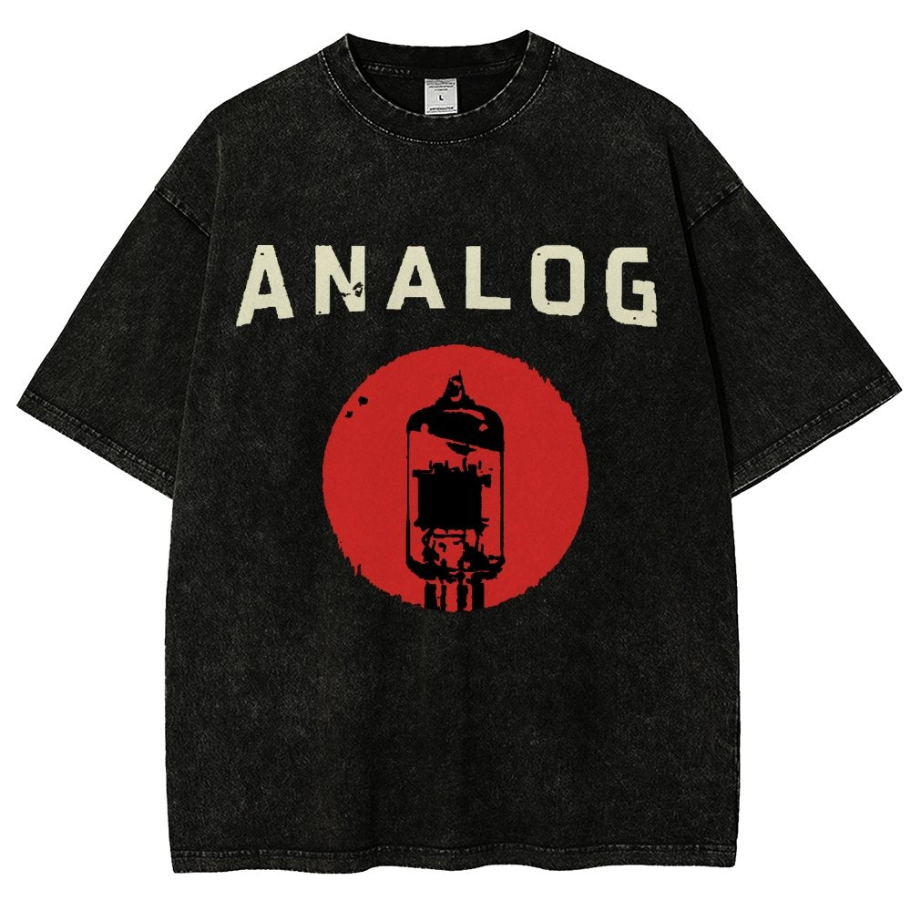 Vacuum Tube Analog Distressed Vintage Distressed T-shirt