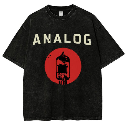 Vacuum Tube Analog Distressed Vintage Distressed T-shirt