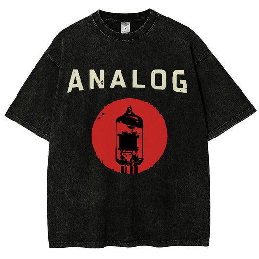 Vacuum Tube Analog Distressed Vintage Distressed T-shirt