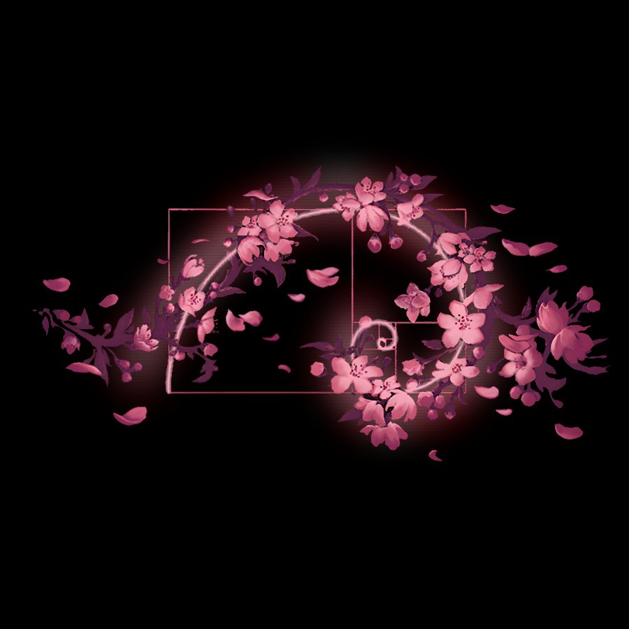 Golden Sakura Season Geek T-Shirt