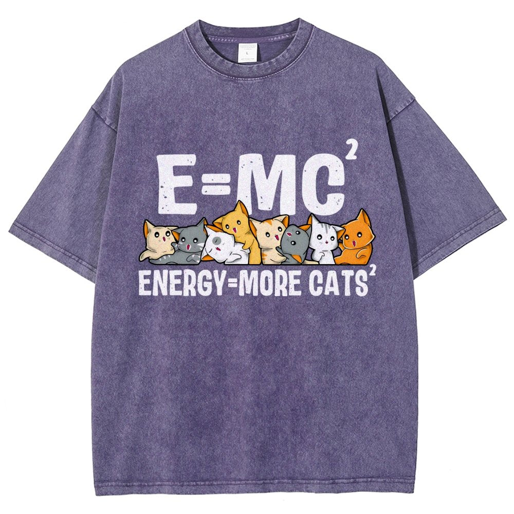 E=MC2 Vintage Distressed T-shirt