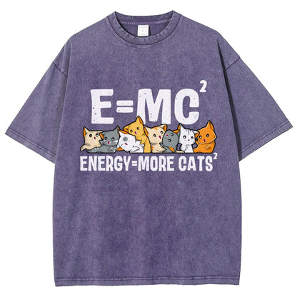 E=MC2 Vintage Distressed T-shirt