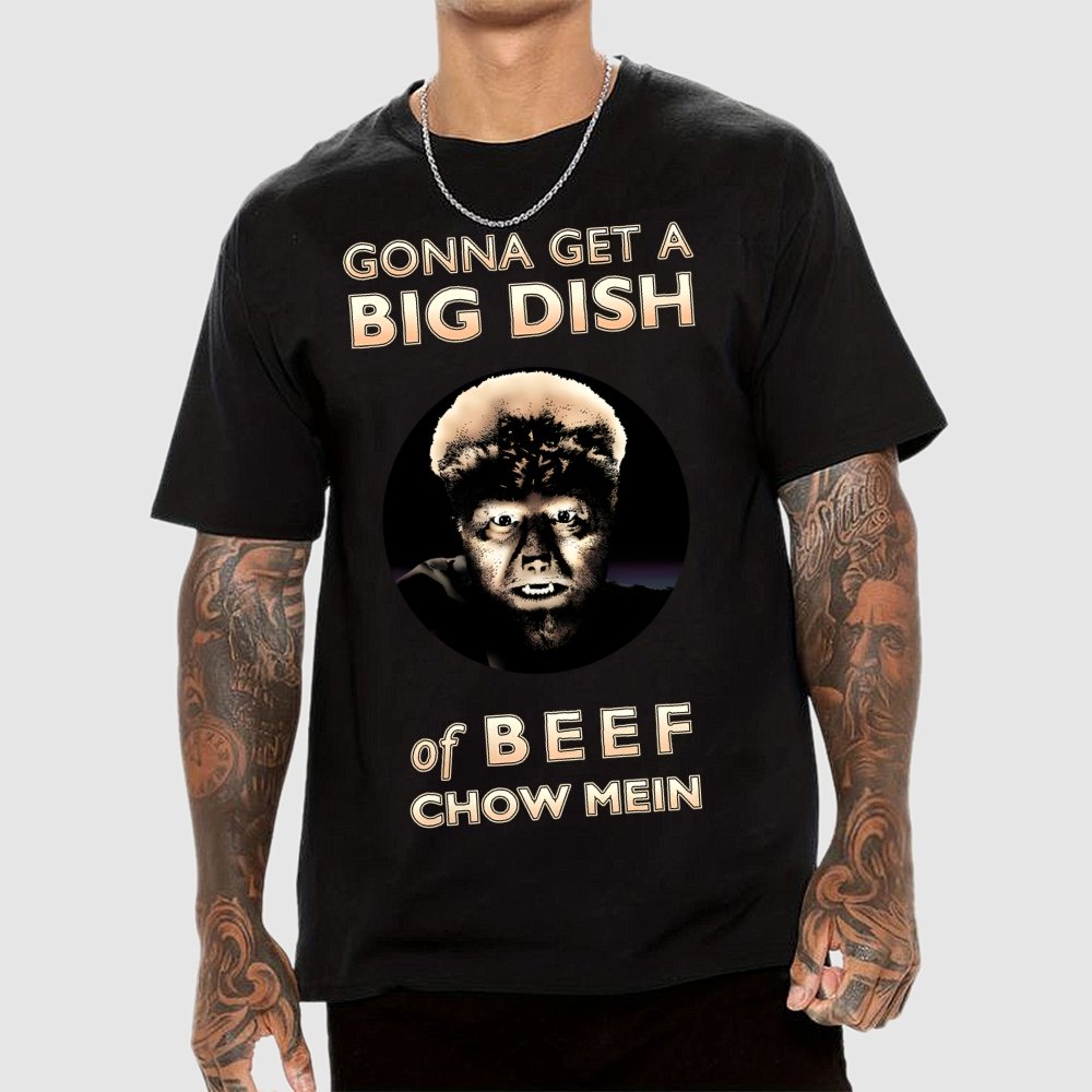 Big dish of Beef Chow Mein Geek T-Shirt