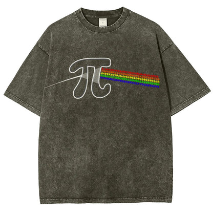 Pi Flow Vintage Distressed T-shirt