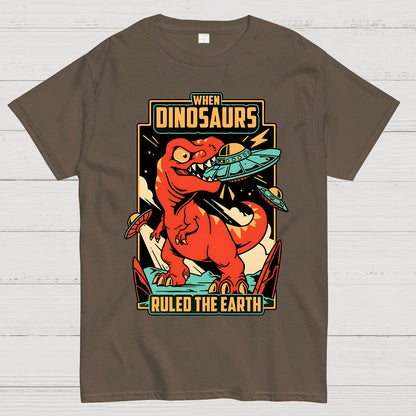 When Dinosaurs Ruled The Earth Geek T-Shirt