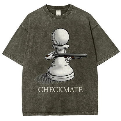 Checkmate Vintage Distressed T-shirt