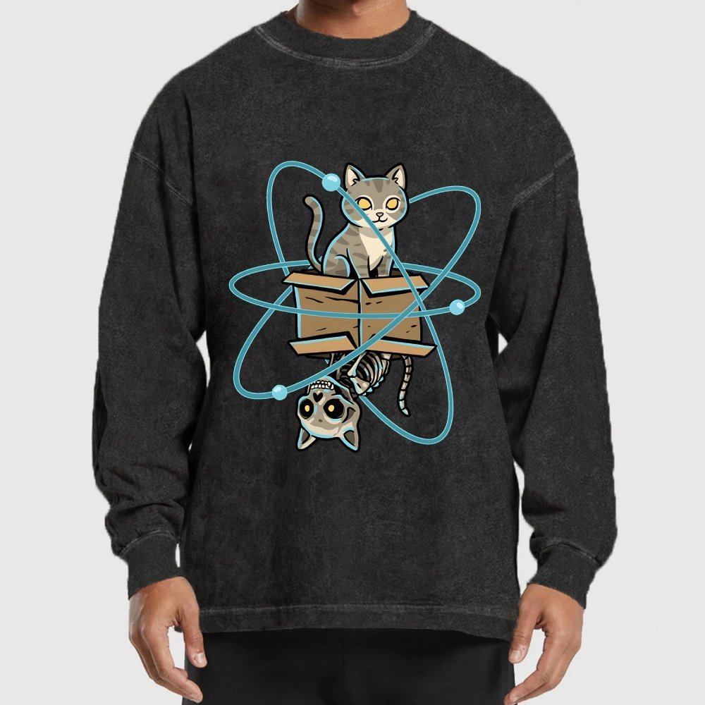 Schrodinger's Pet Washed Long Sleeve Tee