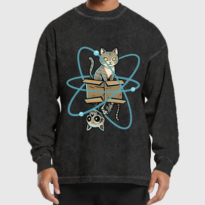 Schrodinger's Pet Washed Long Sleeve Tee