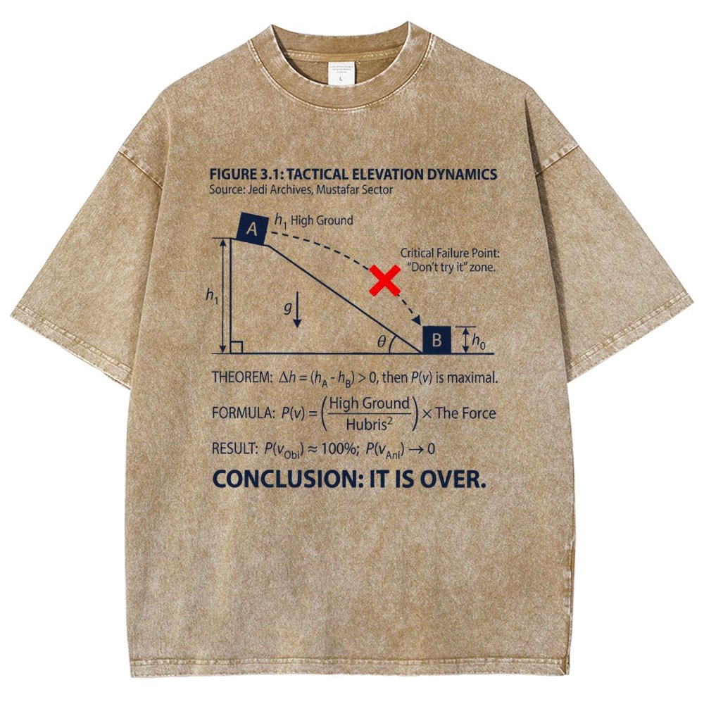 It Is Over Art Print Vintage Distressed T-shirt