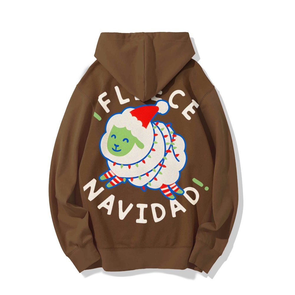 iFleece Navidad! Printed Back Cotton Hoodie