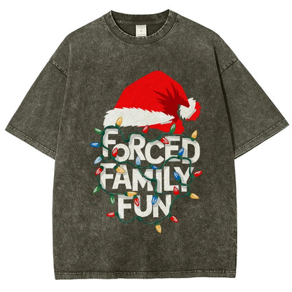 Forced Family Fun Vintage Distressed T-shirt