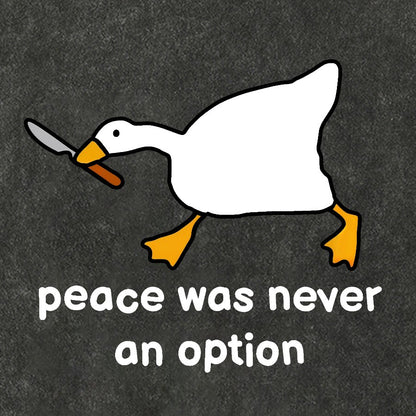 Peace Was Never An Option Vintage Distressed T-shirt