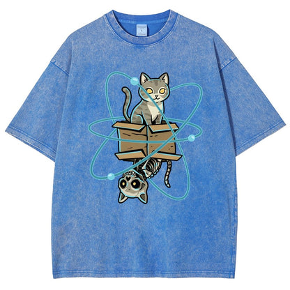 Schrodinger's Pet Vintage Distressed T-shirt