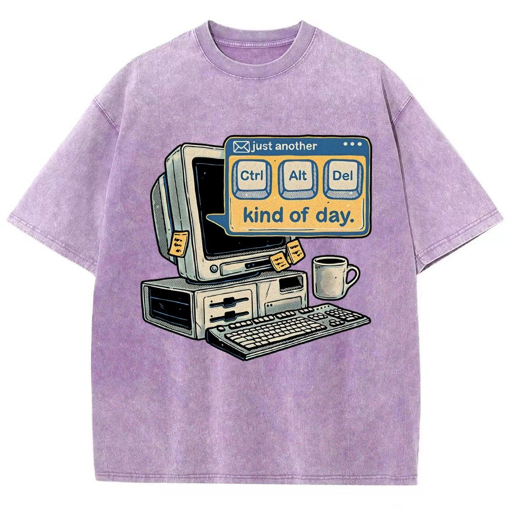 Just Another day Vintage Distressed T-shirt
