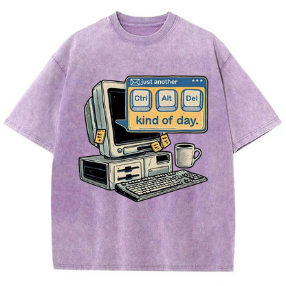 Just Another day Vintage Distressed T-shirt