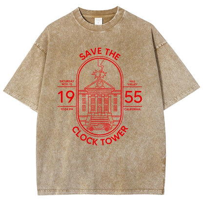 Save the Time Marker Vintage Distressed T-shirt