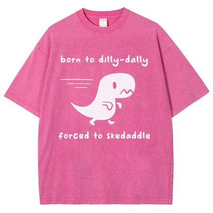 Forced To Skedaddle Vintage Distressed T-shirt