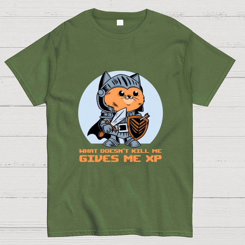 Gives Me XP Cat Geek T-Shirt