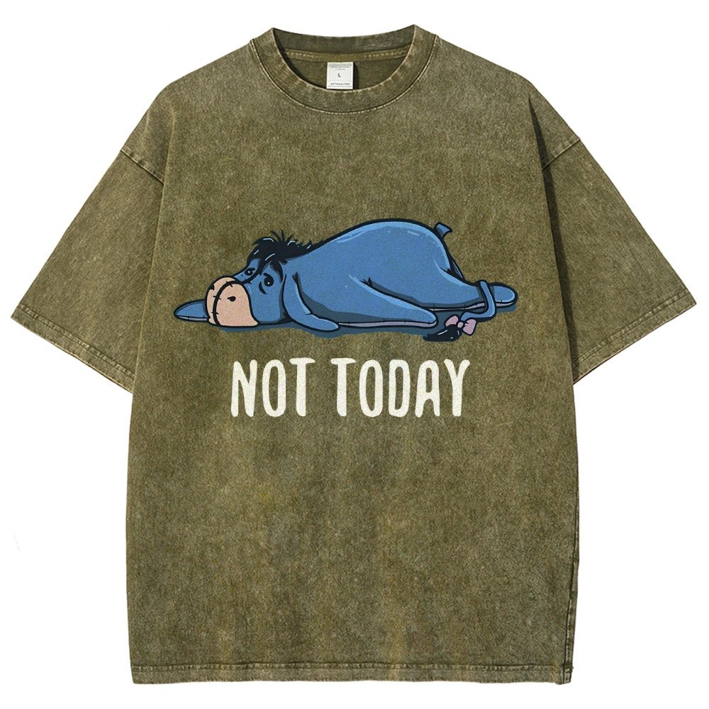 Not Today Vintage Distressed T-shirt