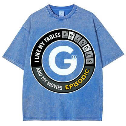 Nerdy and Proud Vintage Distressed T-shirt