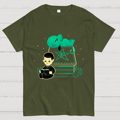 Cute Cthulhu And Lovecraft Geek T-Shirt