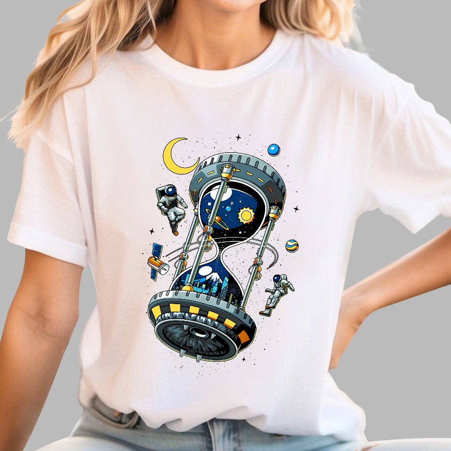 Space Hourglass Geek T-Shirt