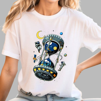 Space Hourglass Geek T-Shirt
