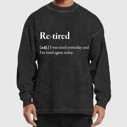 Retired Definition Washed Long Sleeve Tee