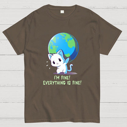 I'm Fine Everything Is Fine Geek T-Shirt