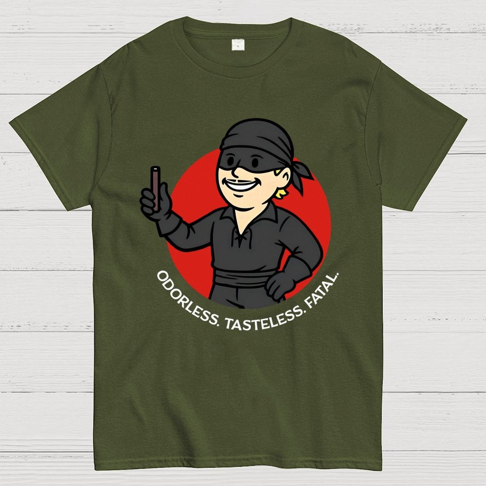 Odorless, Tasteless, Fatal Unisex Geek T-Shirt