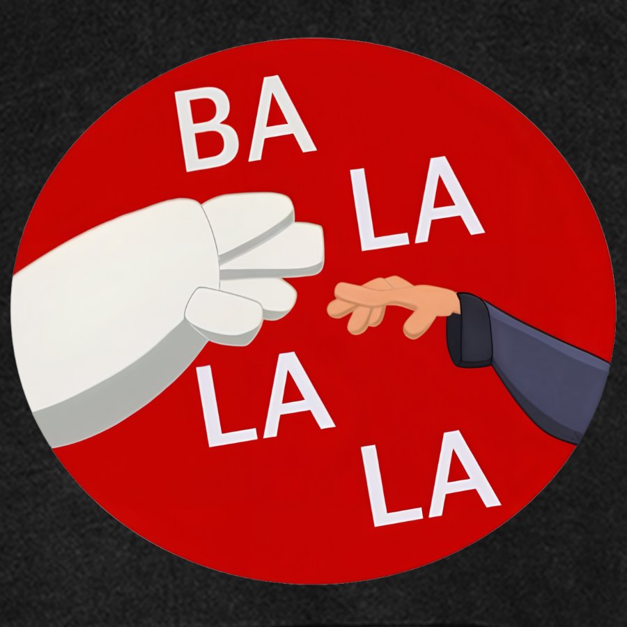Ba La La La Funny Vintage Distressed Hoodie